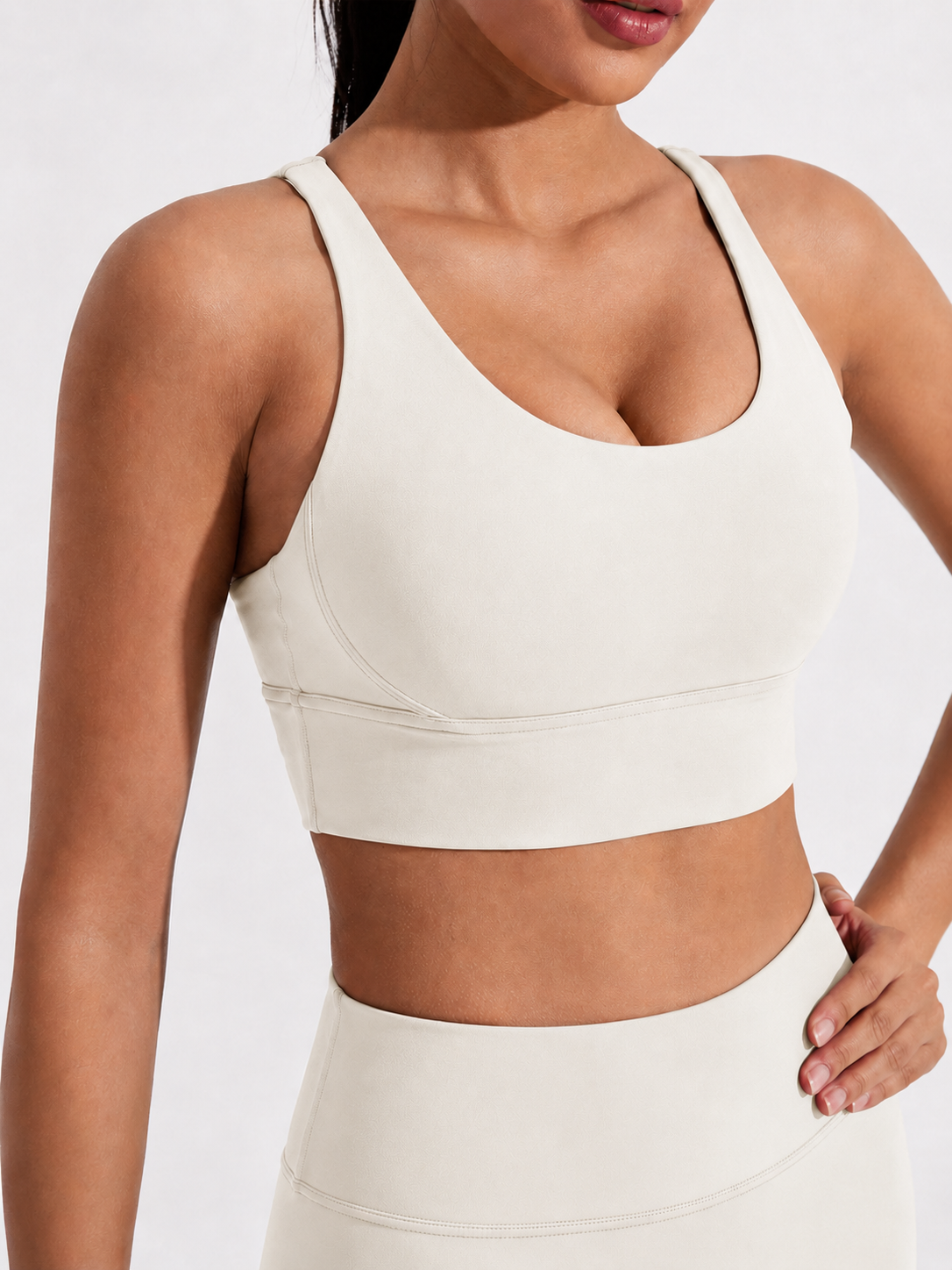 Cross Back Padded Sports Bra