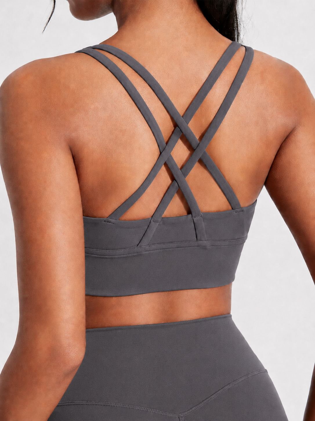 Cross Back Padded Sports Bra