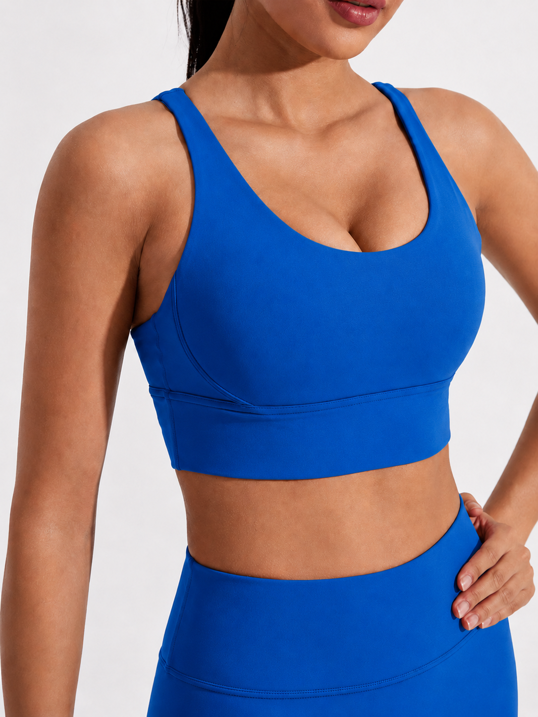 Cross Back Padded Sports Bra