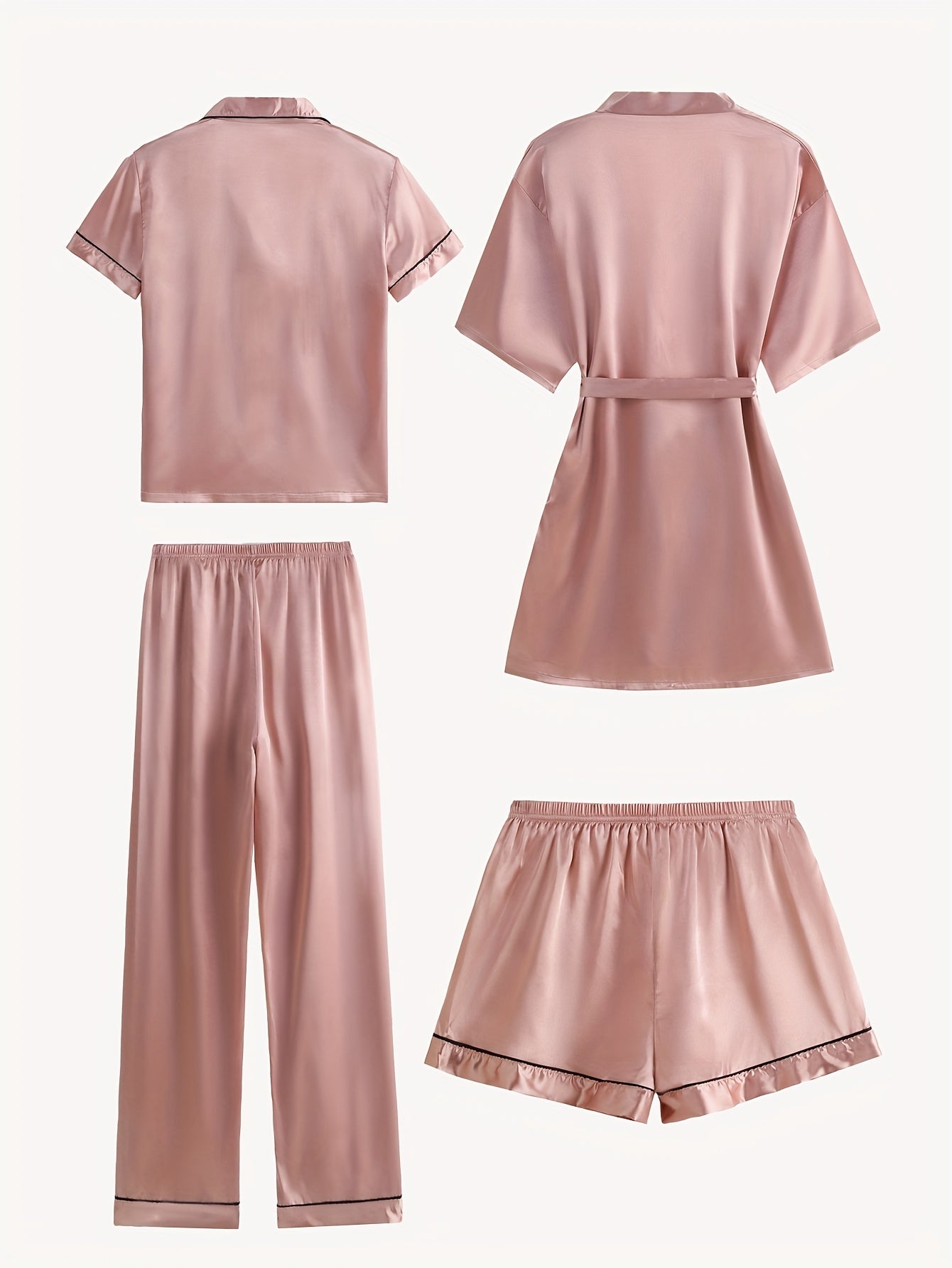 Victoria™ | 4-Piece Elegant Lounge & Robe Set