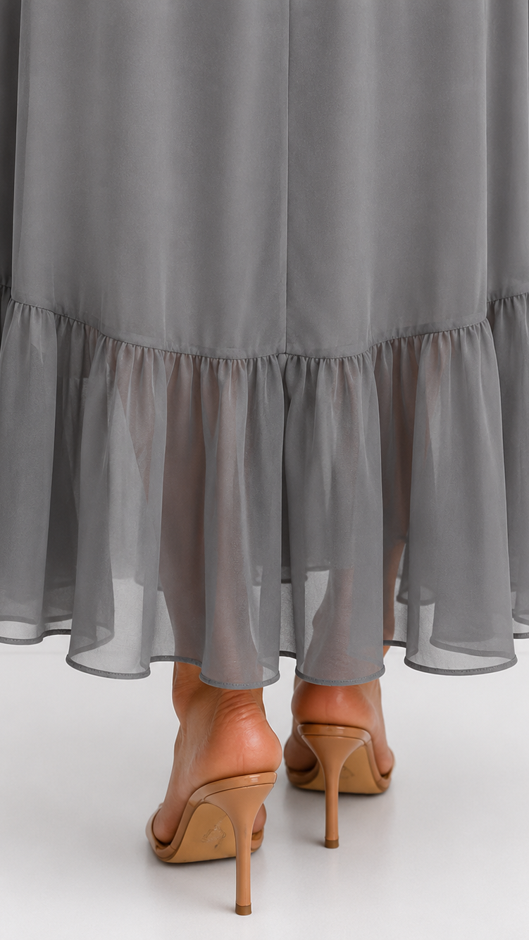 Isabelle™ | Elegant Chiffon Wrap Maxi Dress